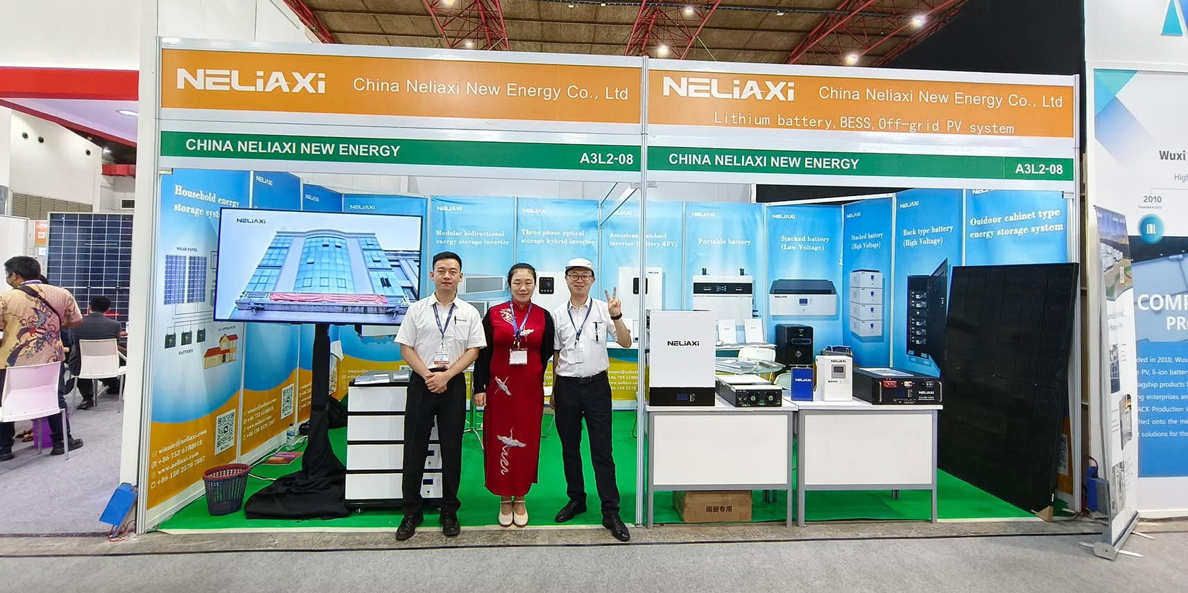 Huaniu participated in 2023 Indonesia International Solar Energy and Energy Storage Exhibition